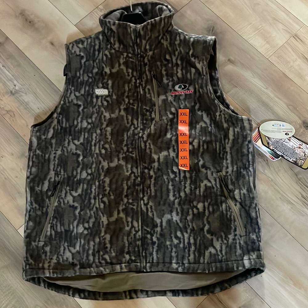 Mens Mossy Oak Camo Vest XXL